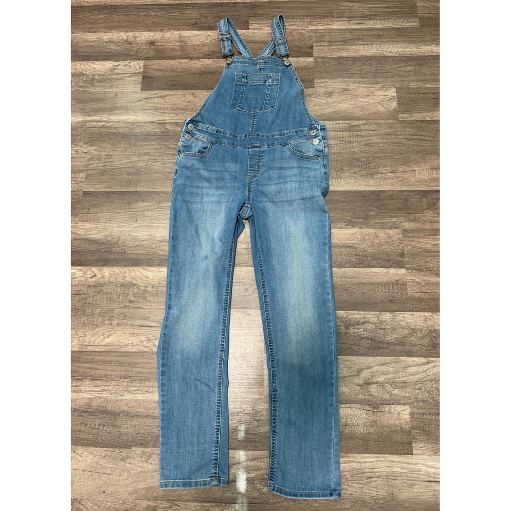 Thereabouts Girls Blue Denim Overalls Medium Wash Size 12.5 Plus
